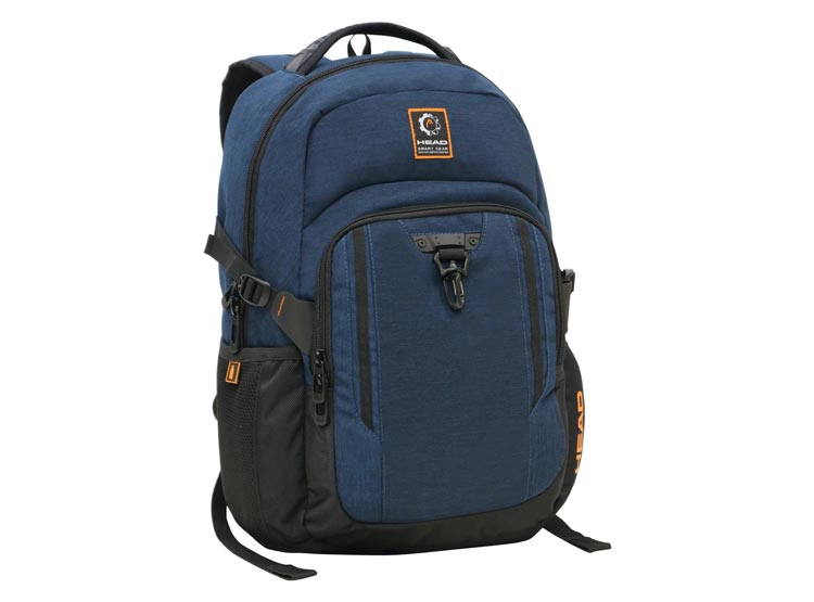 MOCHILA HEAD TRACKER 19 MELANGE AZUL - 1