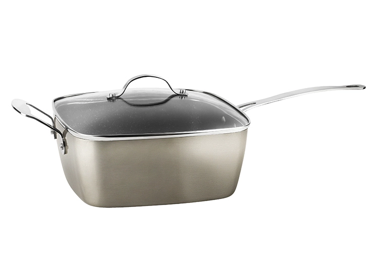 SARTEN MARMICOC MULTIUSO CHAMPAGNE 24 CM ALUMINIO 4 PIEZAS - 1