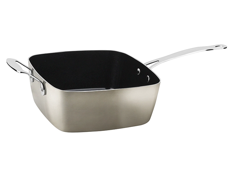 SARTEN MARMICOC MULTIUSO CHAMPAGNE 24 CM ALUMINIO 4 PIEZAS - 5