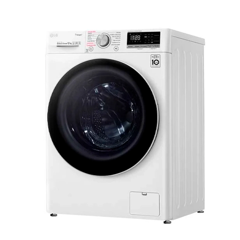 LAVADORA CARGA FRONTAL LG WM12WVC4S6 12KG BLANCO - 9