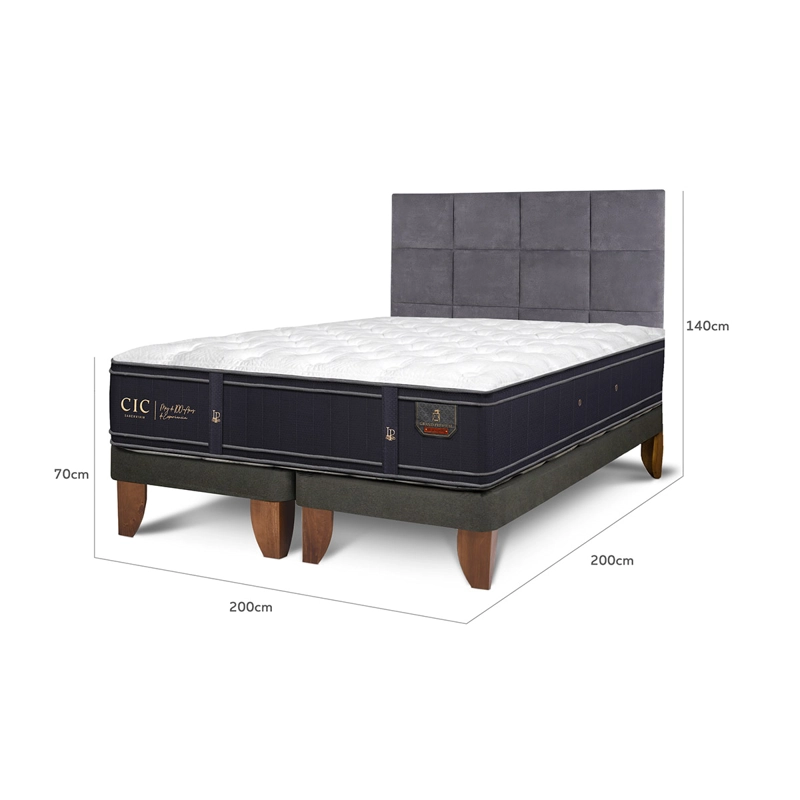 CAMA EUROPEA CIC GRAND PREMIUM SUPER KING + RESPALDO TAMESIS - 3