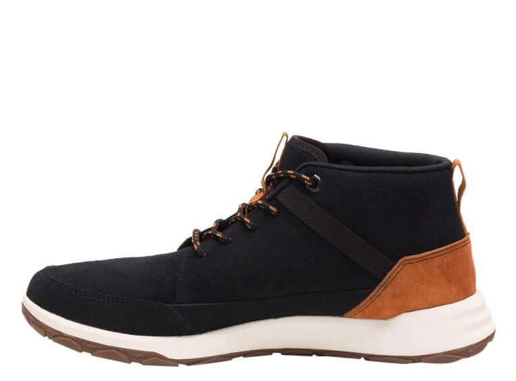 ZAPATILLAS CUERO HOMBRE CAT NEGRO QUEST MID - 2