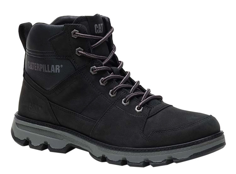BOTINES CUERO HOMBRE CAT NEGRO MERIDIAN - 1