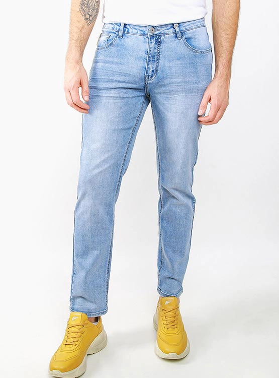 JEANS HOMBRE ELLUS SLIM FOCALIZADO SUAVE - 2