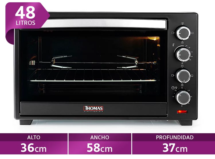 HORNO ELÉCTRICO THOMAS 48 L TH-N