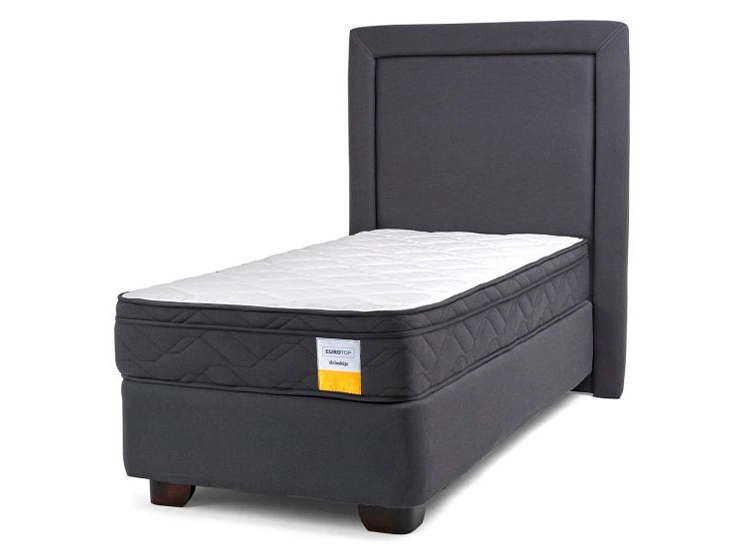 JUEGO DE DORMITORIO DRIMKIP CAMA AMERICANA 1 PLAZA + RESPALDO - 1