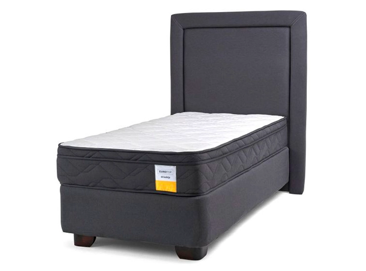 JUEGO DE DORMITORIO DRIMKIP CAMA AMERICANA PLUS 1.5 PLAZAS + RESPALDO - 1