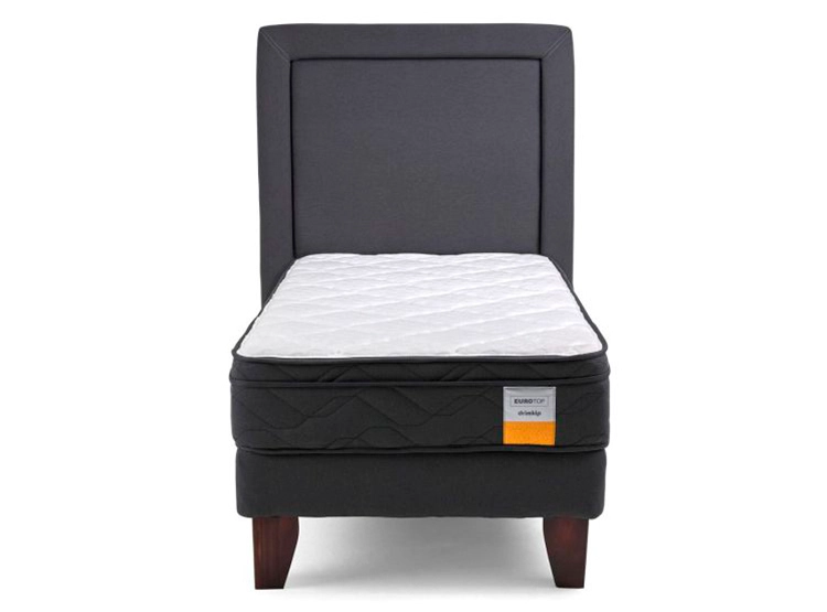 JUEGO DE DORMITORIO DRIMKIP CAMA EUROPEA 1.5 PLAZAS + RESPALDO - 2