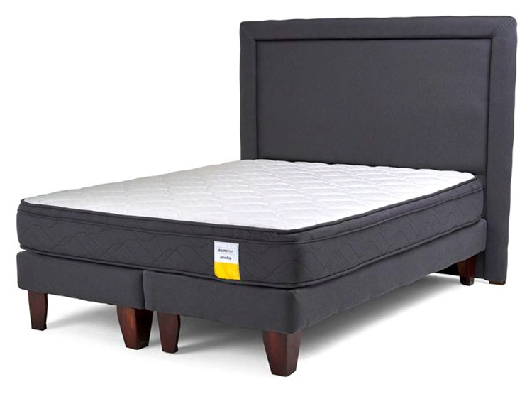 JUEGO DE DORMITORIO DRIMKIP CAMA EUROPEA PLUS 2 PLAZAS + RESPALDO - 1