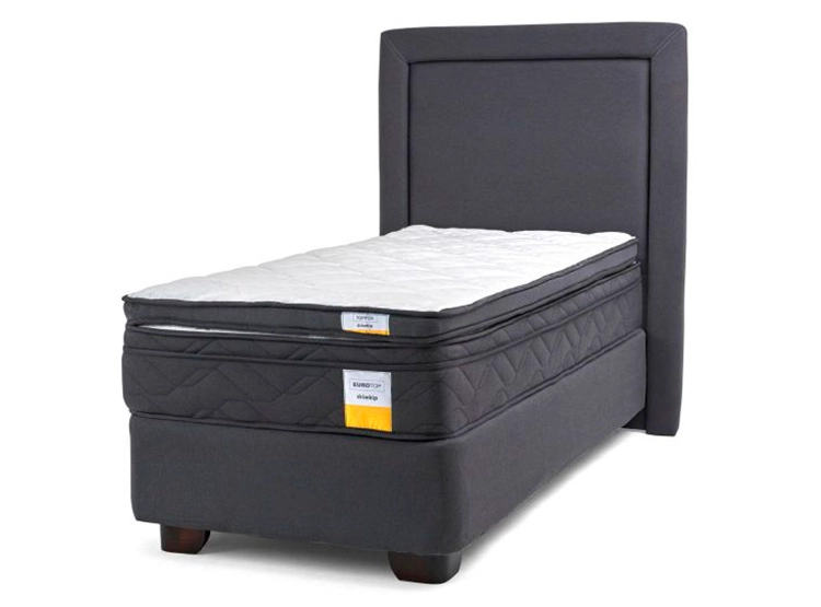 JUEGO DE DORMITORIO DRIMKIP CAMA AMERICANA PLUS 1.5 PLAZAS + RESPALDO + TOPPER - 1