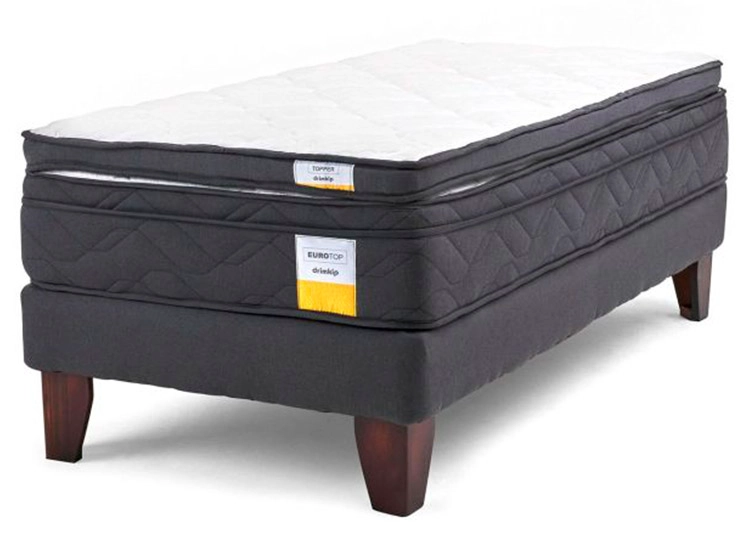 JUEGO DE DORMITORIO DRIMKIP CAMA EUROPEA PLUS 1 PLAZA + TOPPER - 1