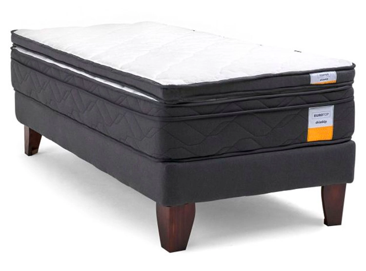 JUEGO DE DORMITORIO DRIMKIP CAMA EUROPEA 1.5 PLAZAS + TOPPER - 2