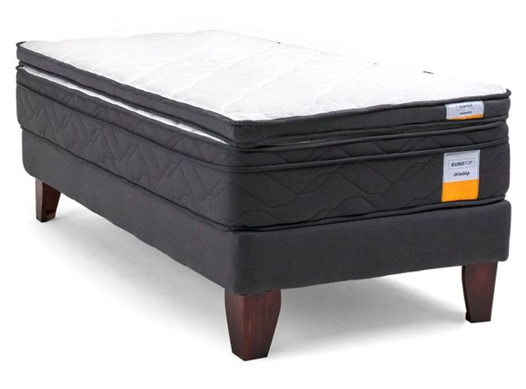 JUEGO DE DORMITORIO DRIMKIP CAMA EUROPEA PLUS 1.5 PLAZAS + TOPPER - 2
