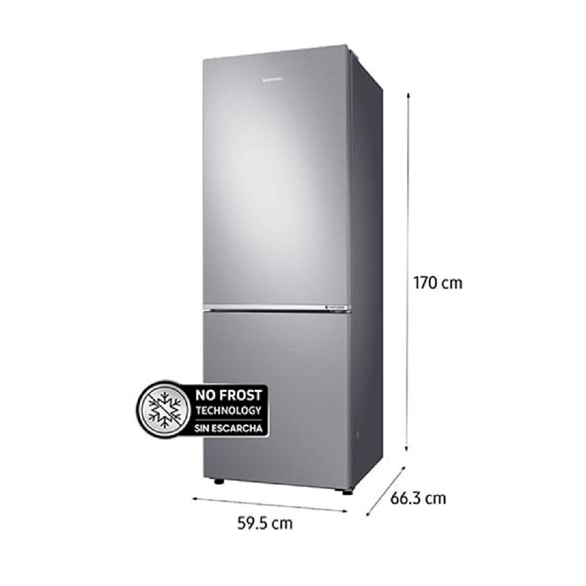 REFRIGERADOR SAMSUNG BOTTOM FREEZER NO FROST 290 L RB30N4020S8/ZS - 4