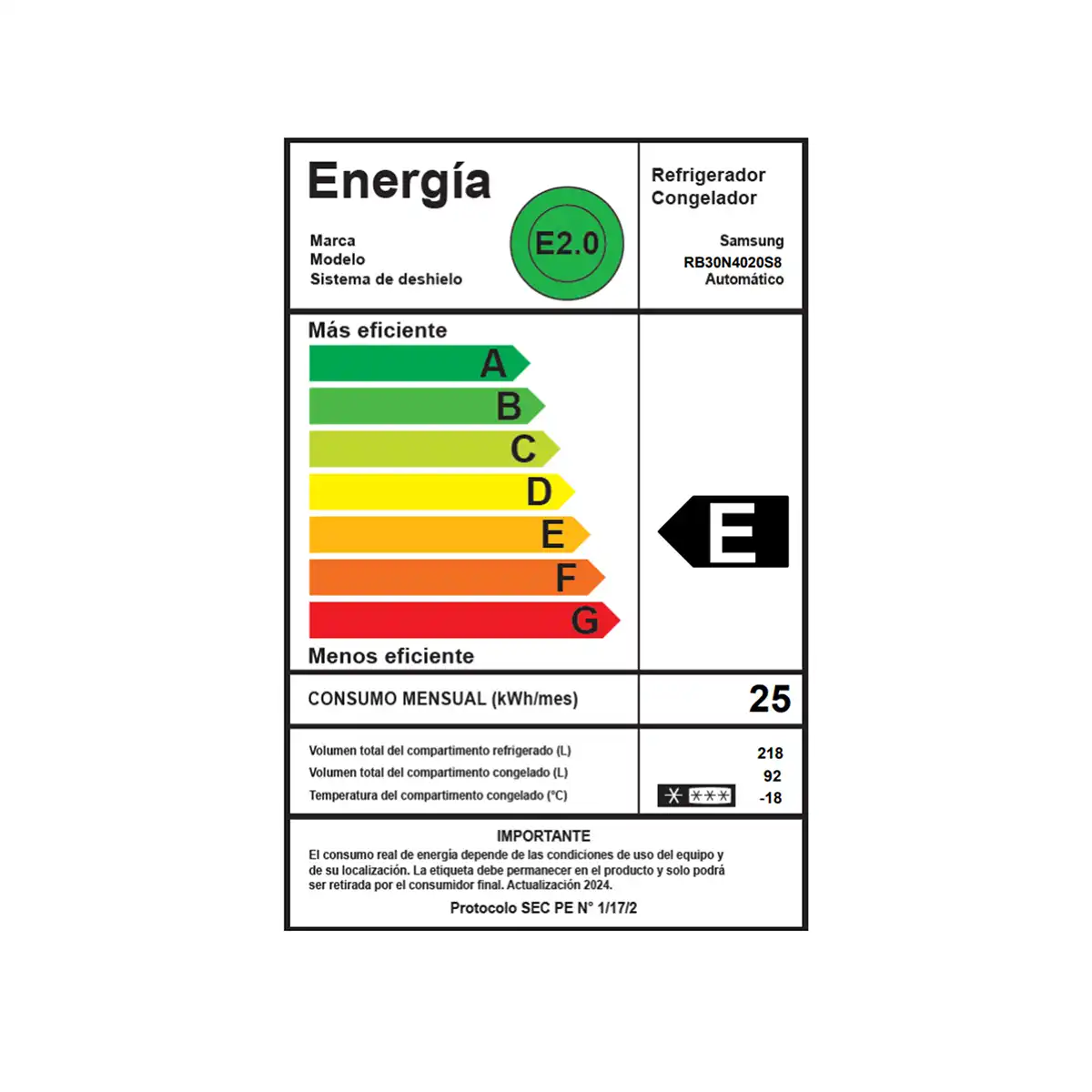 REFRIGERADOR SAMSUNG BOTTOM FREEZER NO FROST 290 L RB30N4020S8/ZS - 9