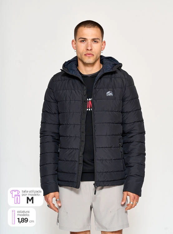 PARKA NYLON HOMBRE RESCUE DOWN OPACA