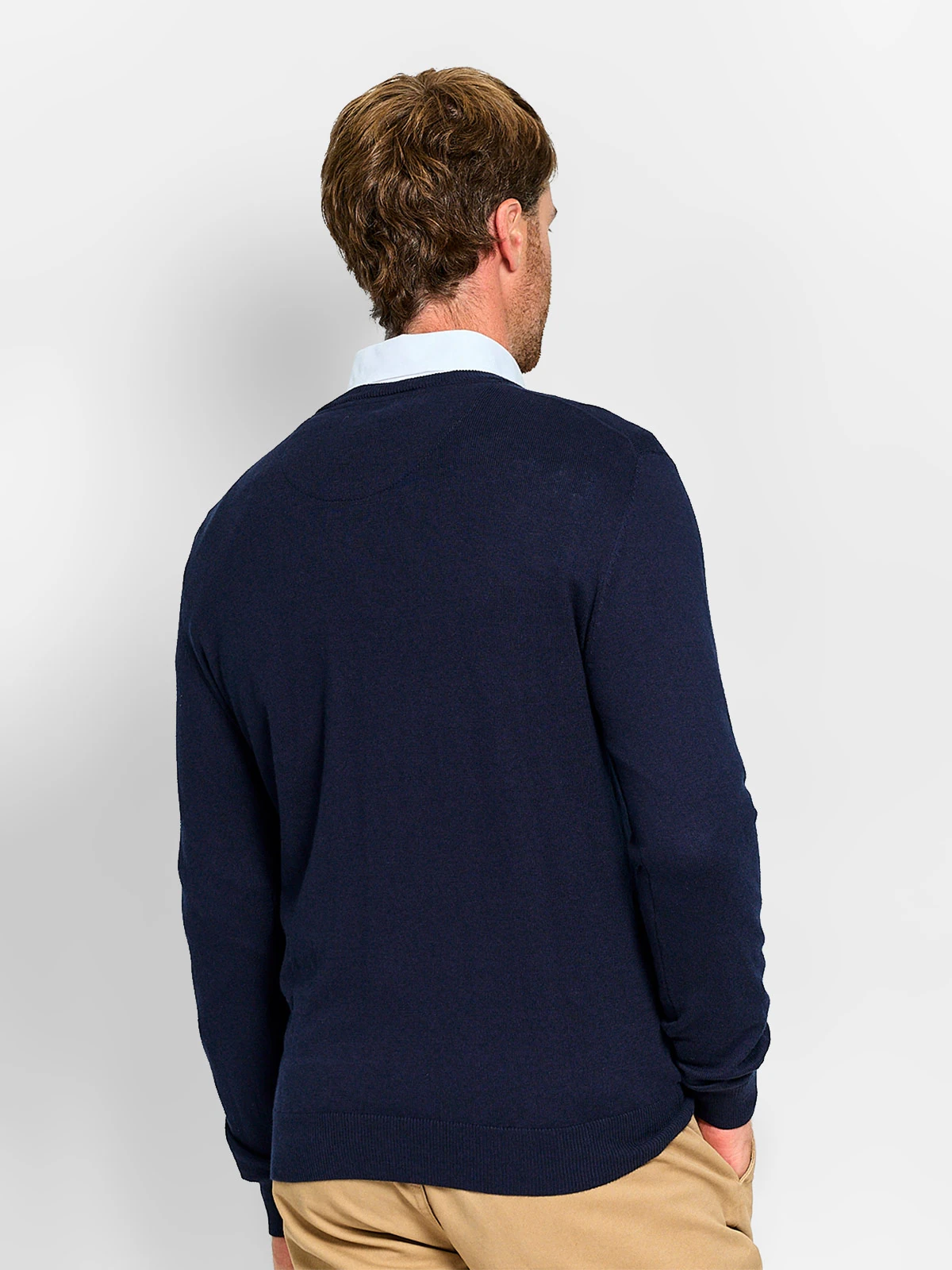 SWEATER HOMBRE CACHAREL ALGODÓN CUELLO EN V - 2