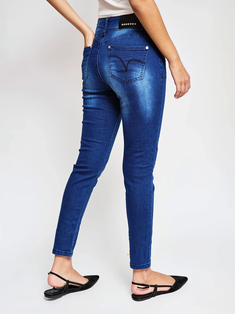 JEANS MUJER ELLUS ALGODÓN SKINNY - 3