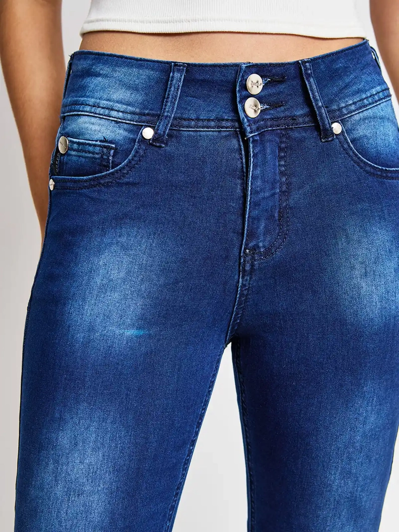 JEANS MUJER ELLUS ALGODÓN SKINNY - 4