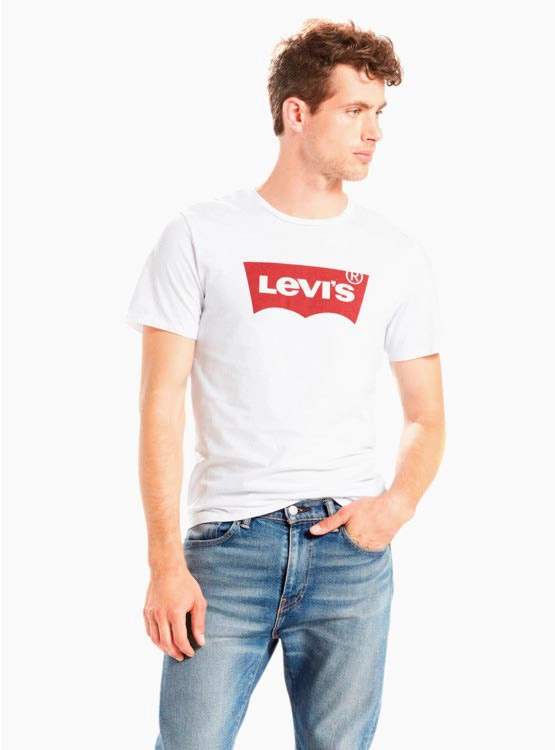 POLERA MANGA CORTA ALGODÓN HOMBRE LEVIS - 1