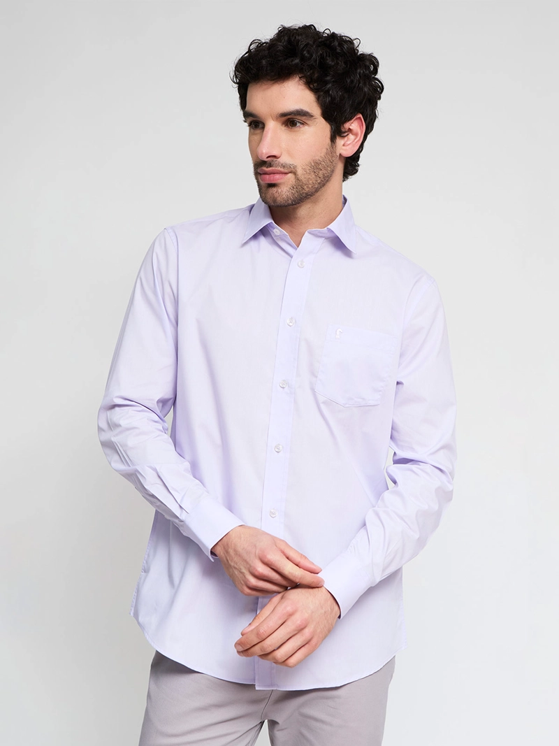 CAMISA HOMBRE KENNETH STEVENS REGULAR FIT MANGA LARGA - 1