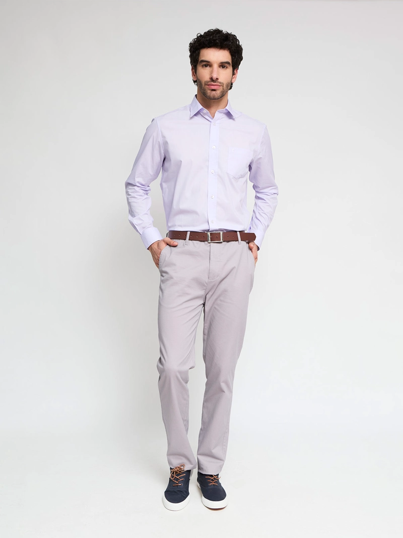 CAMISA HOMBRE KENNETH STEVENS REGULAR FIT MANGA LARGA - 4