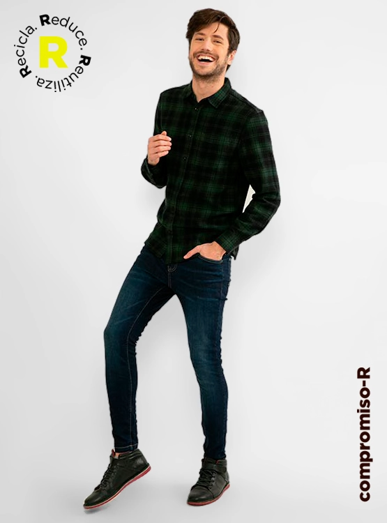 JEANS ALGODÓN SÚPER SKINNY HOMBRE INDEX JONES