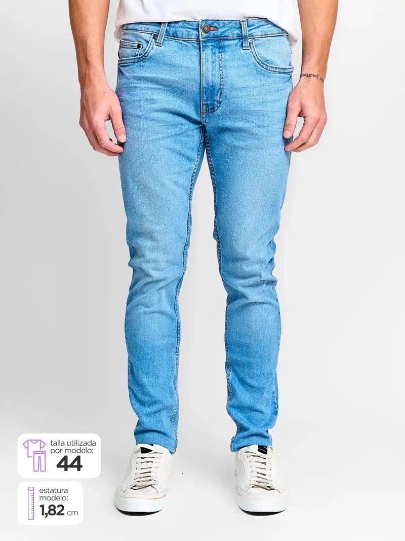 JEANS ALGODÓN SÚPER SKINNY HOMBRE INDEX JONES