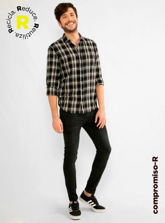 JEANS ALGODÓN SÚPER SKINNY HOMBRE INDEX JONES