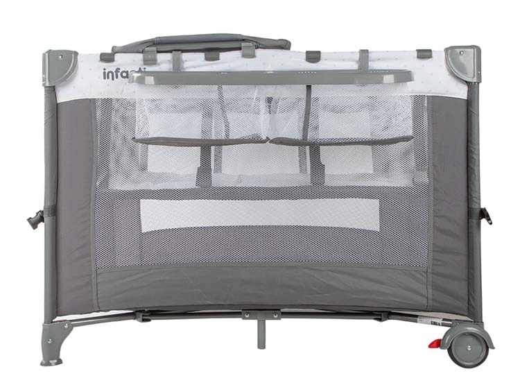 CUNA INFANTI PLAYARD ALWAYS TOGETHER ACERO GRIS - 2