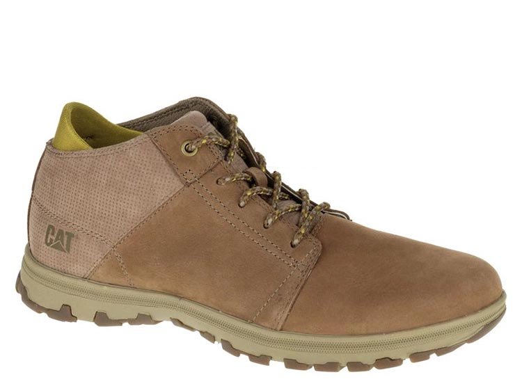 ZAPATILLAS HOMBRE CAT URBANAS BEIGE SCIENCE CUERO - 1