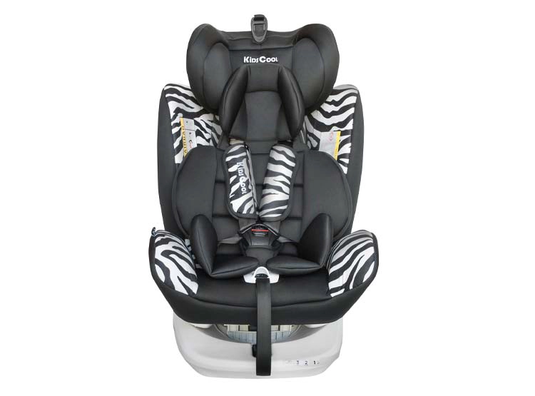 SILLA AUTO KIDSCOOL ZEBRA NEGRO - 2
