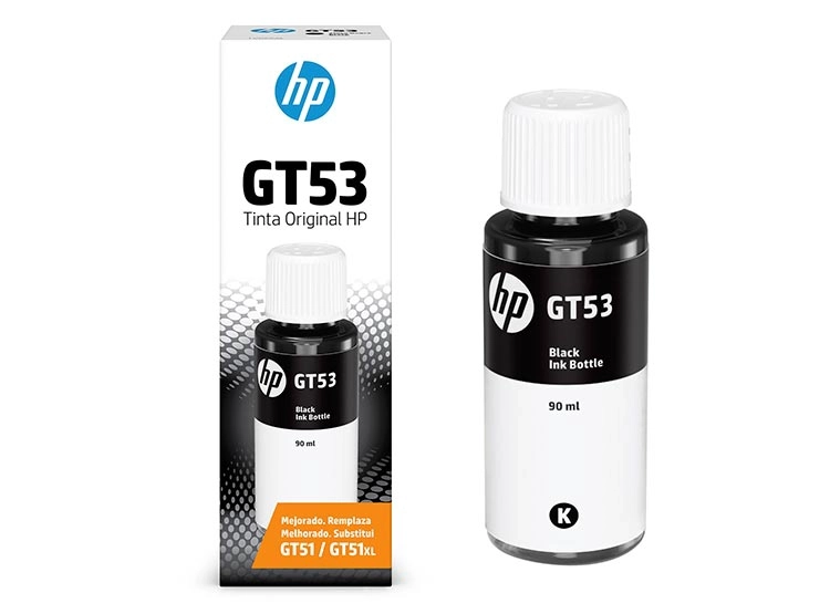 BOTELLA TINTA HP ORIGINAL GT53 90ML NEGRO - 1