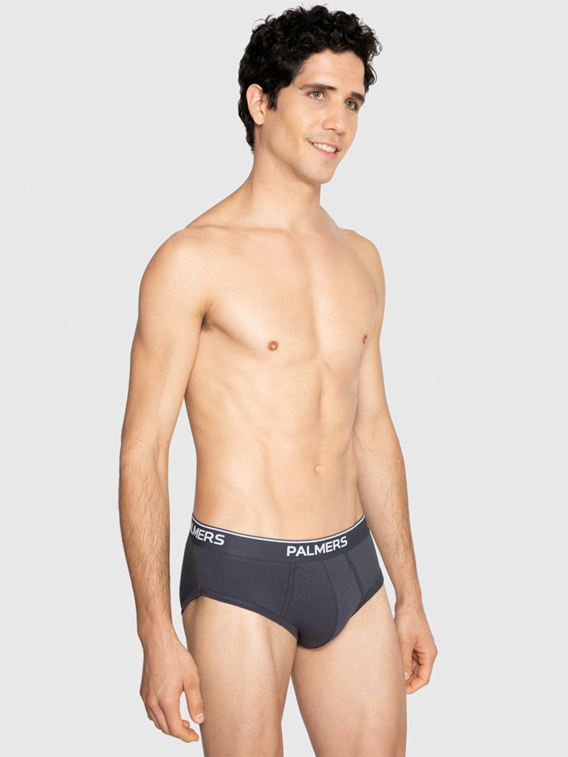 PACK X3 SLIP HOMBRE PALMERS ALGODÓN  - 3