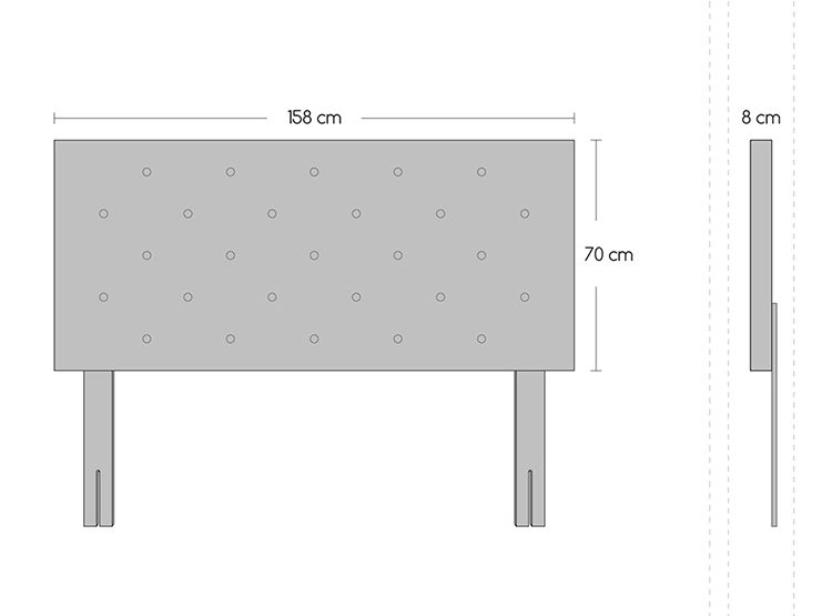 JUEGO DE DORMITORIO CELTA CAMA EUROPEA EVEREST BD 2 PLAZAS + SET CAPITONE - 6