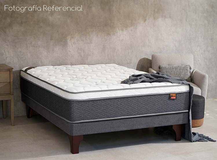JUEGO DE DORMITORIO CELTA CAMA EUROPEA EVEREST BD 2 PLAZAS + SET CAPITONE - 7
