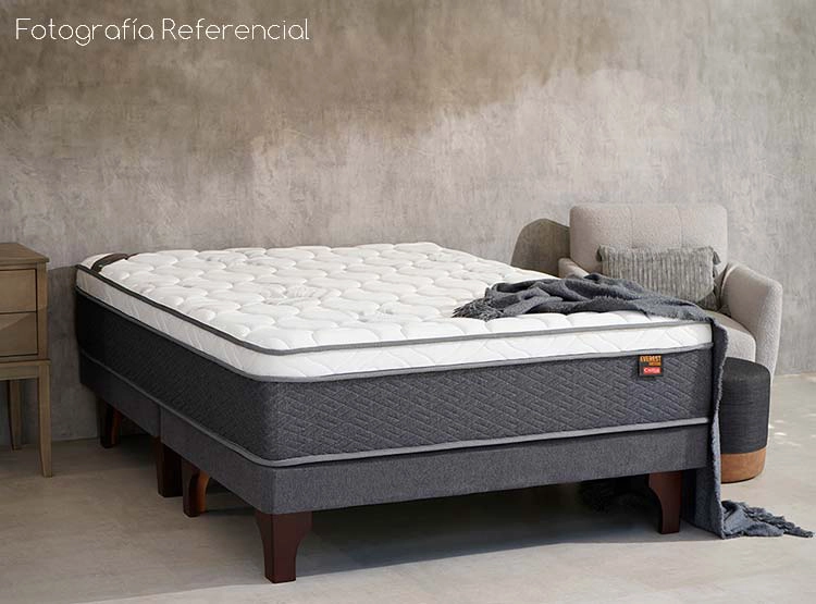 CAMA EUROPEA CELTA EVEREST BD KING + SET CAPITONE - 7