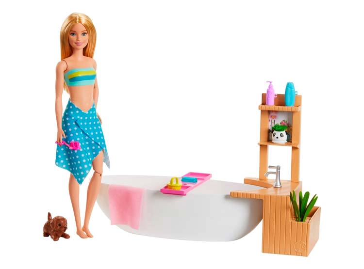 SET BARBIE BAÑO DE ESPUMA - 1