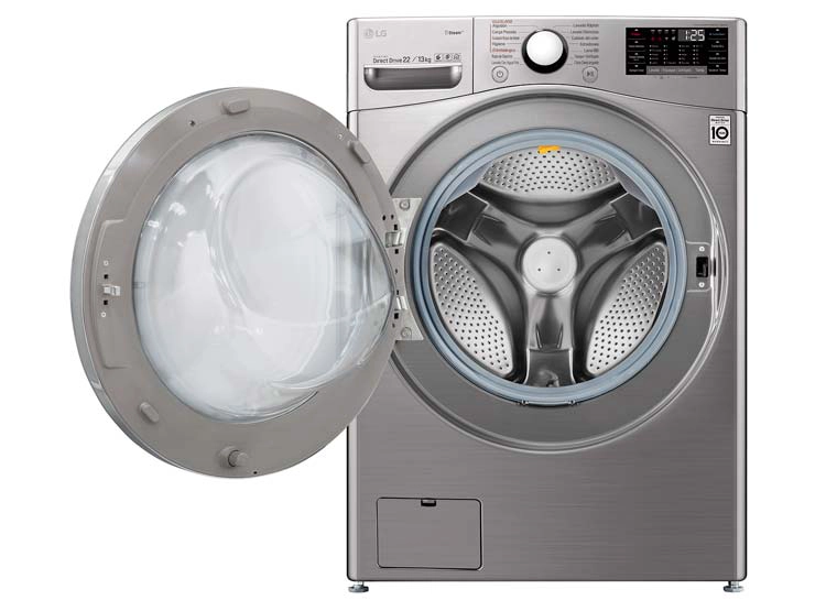 LAVADORA SECADORA LG WD22VV2S6 22KG/13KG GRIS - 4
