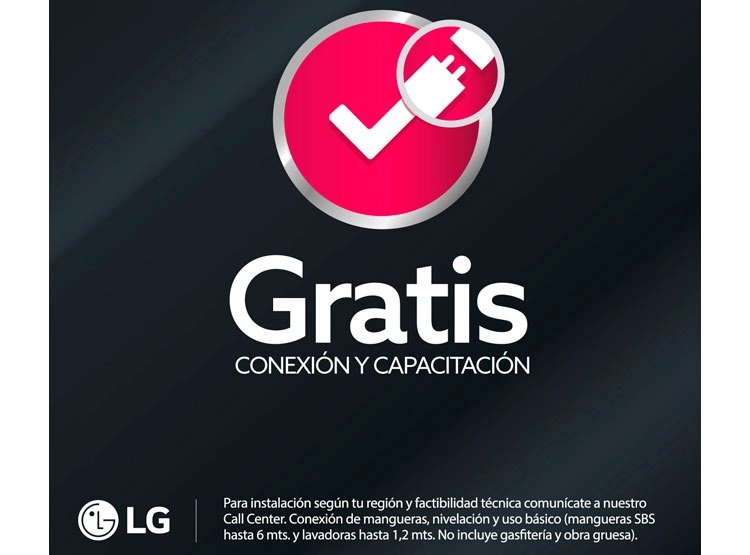 LAVADORA SECADORA LG WD22VV2S6 22KG/13KG GRIS - 9