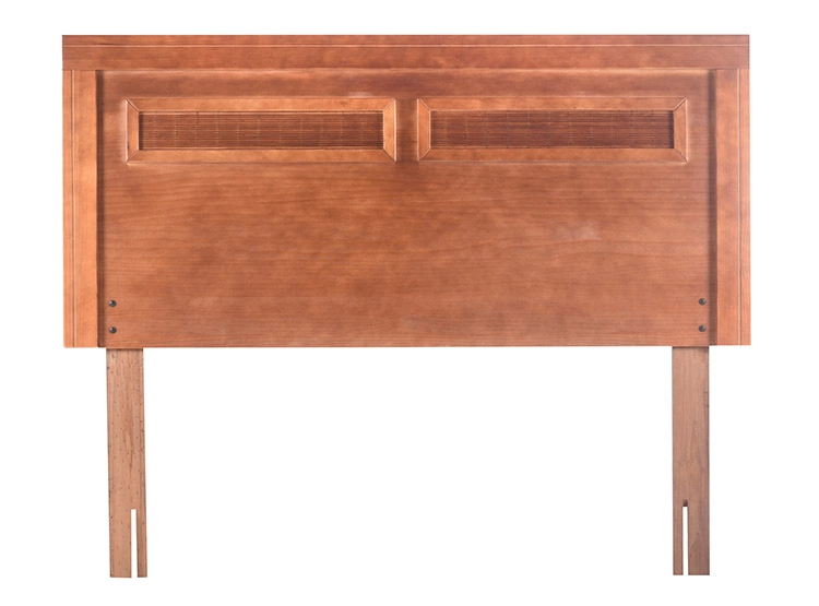 RESPALDO CIC MILAN KING MADERA CAFÉ CLARO - 1