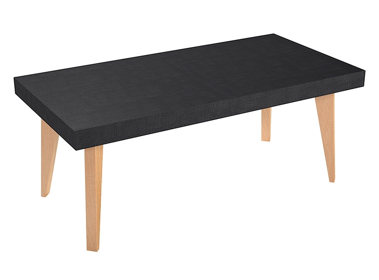 MESA DE CENTRO BE DESIGN RUS NORDIC 511 RECTANGULAR NEGRO - 1