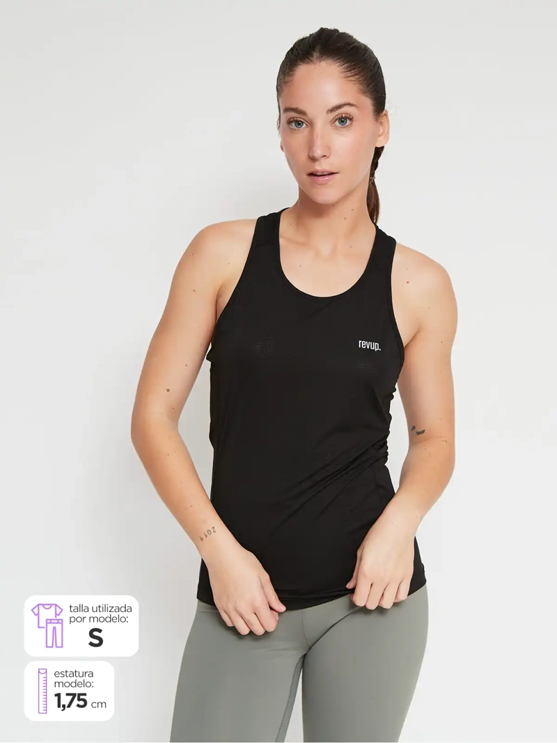 POLERA MUJER REVUP TANK BALL - 1