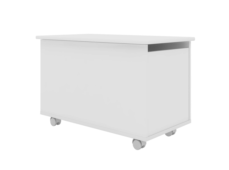 BAUL KIDSCOOL AMORE CON RUEDA MADERA BLANCO - 1