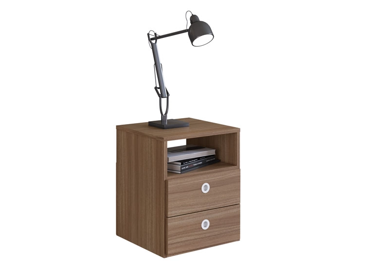 VELADOR KIDSCOOL AMORE 2 CAJONES MADERA CAFE - 1