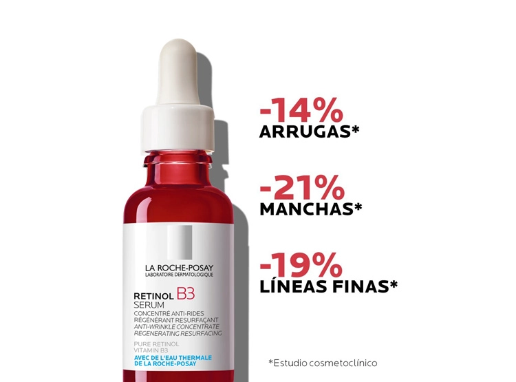 SERUM FACIAL LA ROCHE-POSAY ANTIEDAD RETINOL B3 30 ML - 3