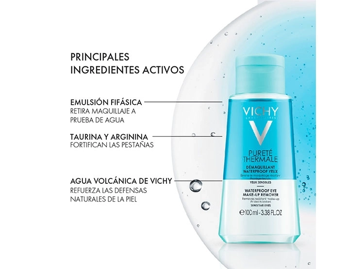 DESMAQUILLANTE WATERPROOF PARA OJOS VICHY PURETE THERMALE - 3