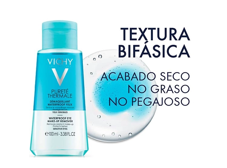 DESMAQUILLANTE WATERPROOF PARA OJOS VICHY PURETE THERMALE - 4
