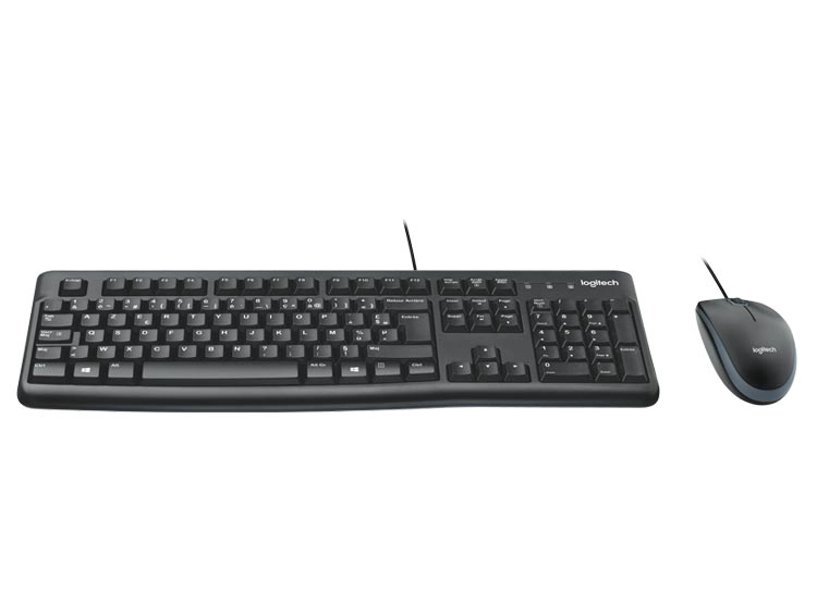 TECLADO + MOUSE LOGITECH DESKTOP MK120 - 1