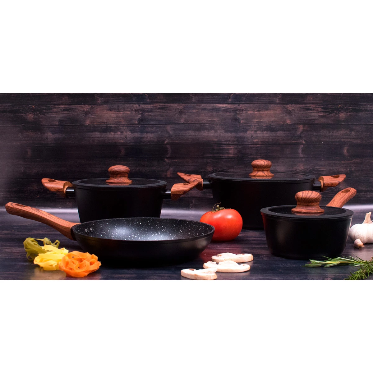 BATERÍA DE COCINA KEEP GRANITE LINE 7 PIEZAS - 8